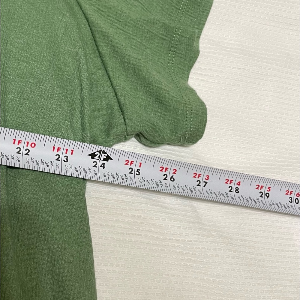 Lane Bryant Green Boxy Short Sleeve Tee - Picture 10 of 10